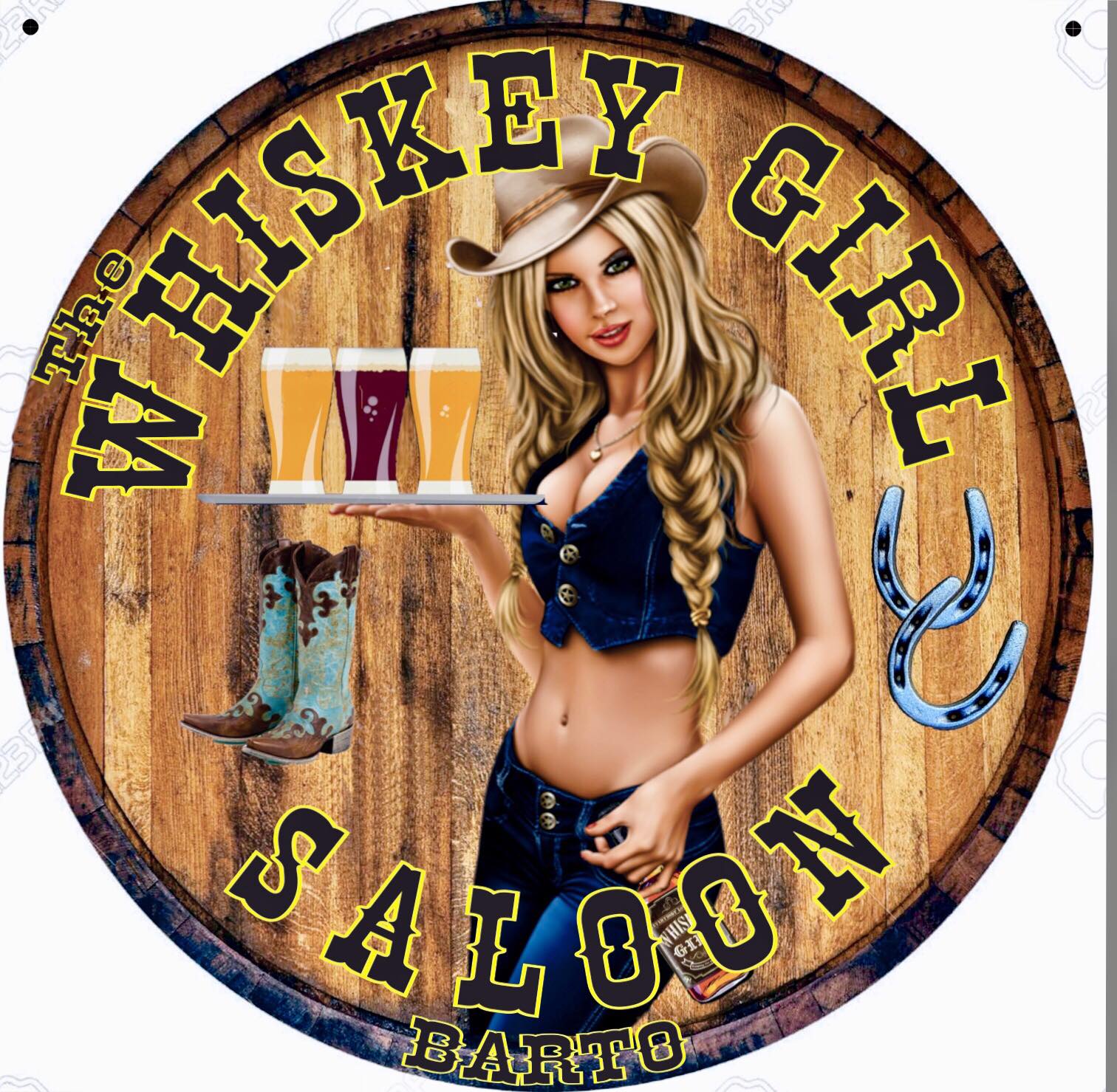 Whiskey Girl Saloon logo